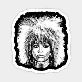 Tina Turner // Queen Of Rock And Roll Magnet