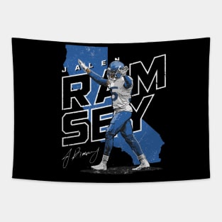 Jalen Ramsey Los Angeles R Player Map Tapestry