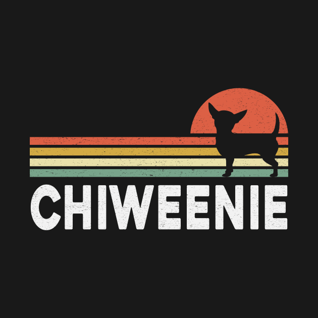 Vintage Style Chiweenie Silhouette Shirt by ashiacornelia173