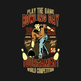 Vintage Bowling Day T-Shirt