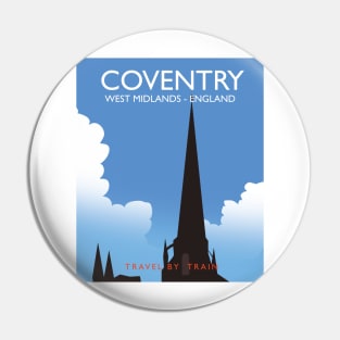 Coventry Cathedral Travel poster Pin