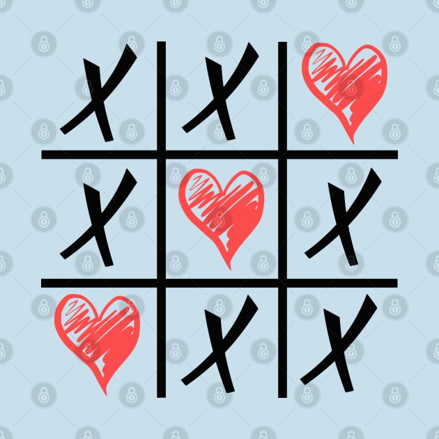 Tic Tac Toe Hearts by KayBee Gift Shop