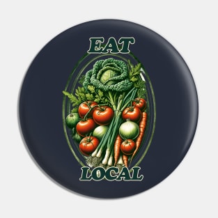 Eat Local Pin