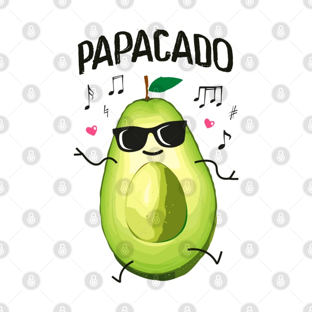 Papacado - Avocado - Dad - Partnerlook by BigWildKiwi