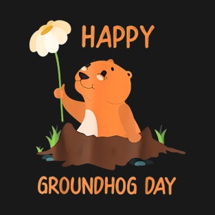 Funny Happy Groundhog Day 2024 T-Shirt