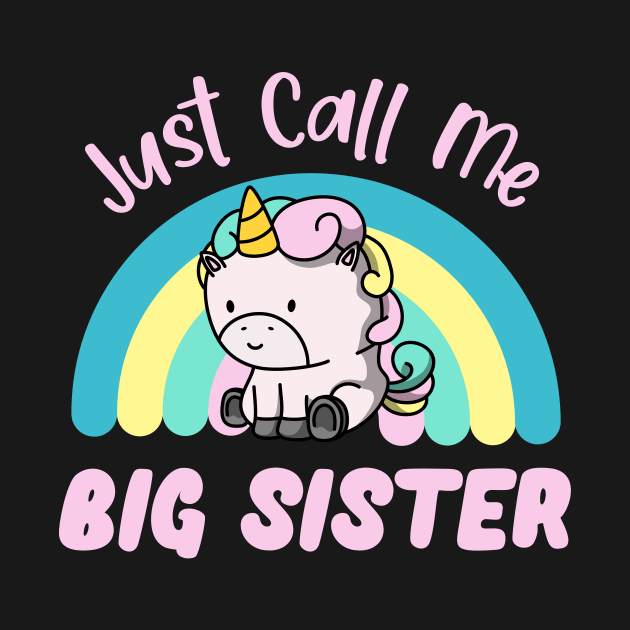 Big Sister Unicorn Pony Sisters Girls by Foxxy Merch