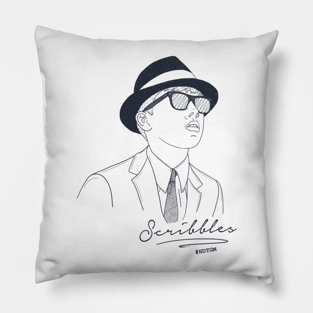 Scribbles! Pillow by How Did This Get Made?