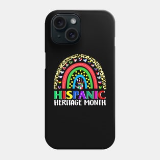 Hispanic Heritage Month Spanish Rainbow Phone Case