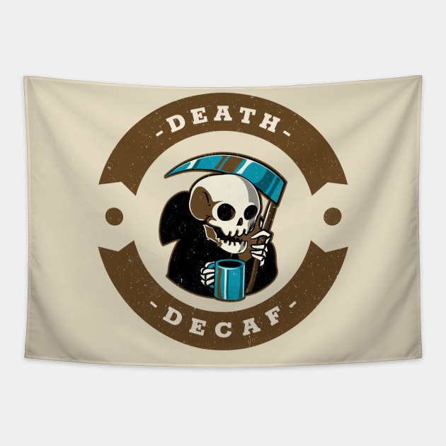 SKULL COFFEE Tapestry by GreatSeries