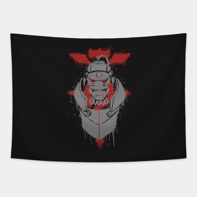 Fullmetal Stencil Tapestry by LegendaryPhoenix