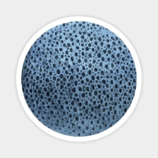 Blue Spotty Pattern Magnet