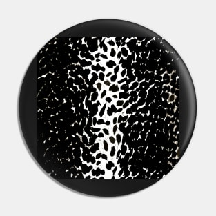 Animal Print Cheetah Black and White Pin