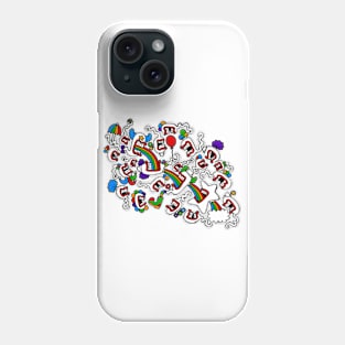 Clown Doodles Phone Case