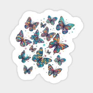 Flurry of Butterflies Magnet