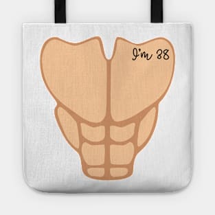 Six Pack I'm 38th Birthday Funny Men Tote