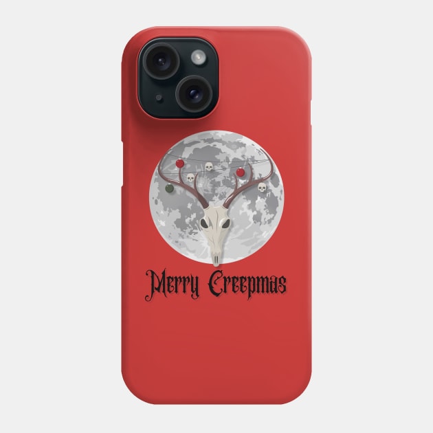 Merry Creepmas Phone Case by Blended Designs