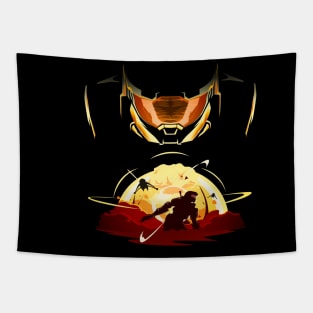 Halo infinite - master chief helmet - 117 Tapestry