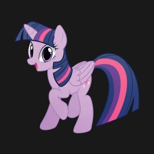 Magical Purple Book Horse T-Shirt