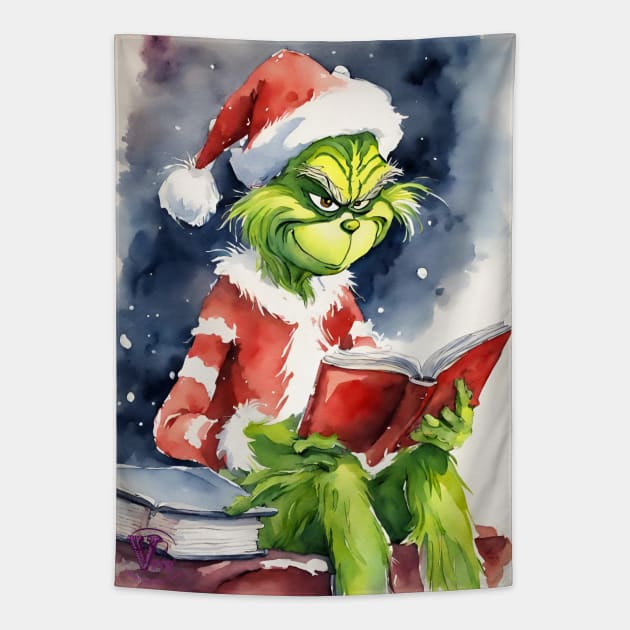Young Grinch Tapestry by Viper Unconvetional Concept