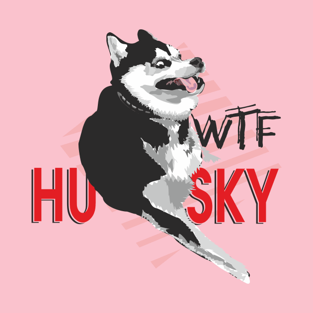 Funny husky by Olgakunz