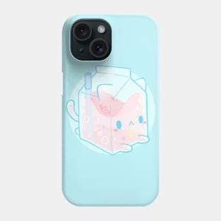 Cute strawberry milk - Kawaii food Phone Case