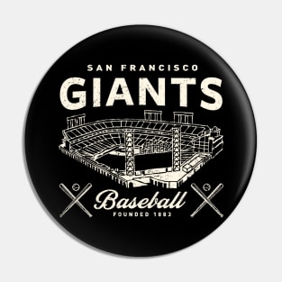 San Francisco Giants Stadium Buck Tee Pin