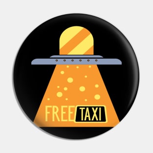 Free Taxi Ride Pin