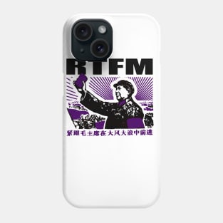 RTFM Mao Little Red (purple) Book Phone Case