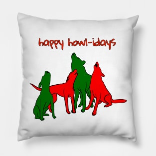 Happy Howl-idays Pillow