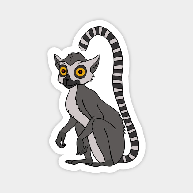 Cute Lemur Magnet by RockettGraph1cs