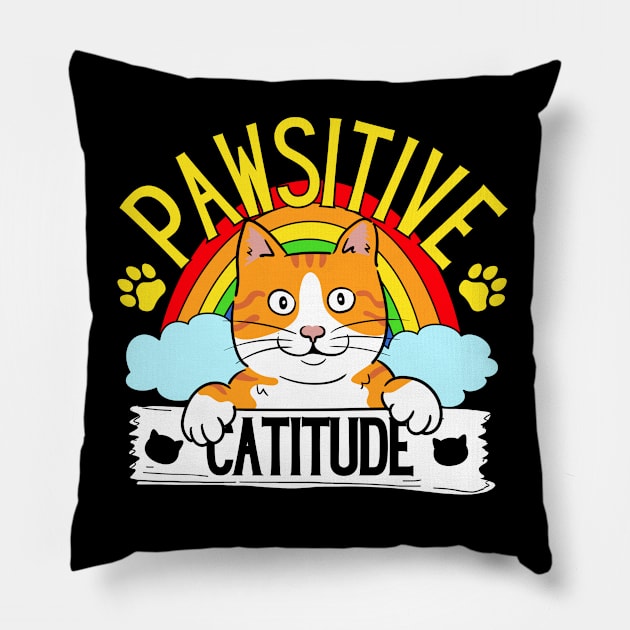 Funny Cat Pun Pillow by Indieteesandmerch