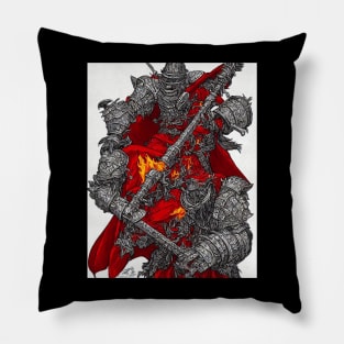 Bear Ornate Steel Armour Pillow