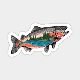 Salmon Fishing Magnet