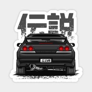 Monster Skyline GTR R33 (Black Obsidian) Magnet