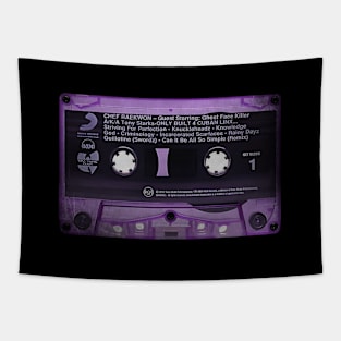 Purple tape, retro, vintage, 90s hip hop Tapestry