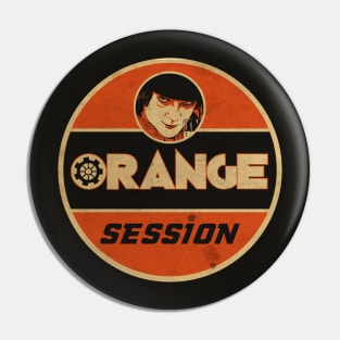 Orange Session Pin