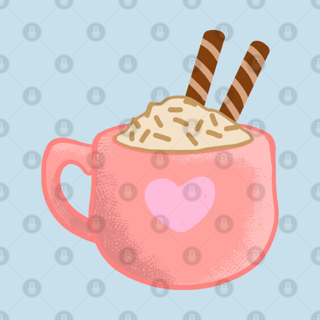 Cute Lovely Cocoa Mug by souw83