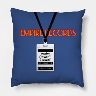 Empire Records Employee Badge - Blank Pillow