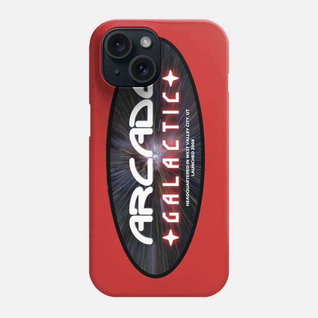 Arcade Galactic - Space Oval Phone Case by arcadeheroes