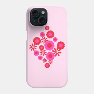 LOVECORE CHARMING FLOWERS Romantic Pink Red Floral for Valentines Day - UnBlink Studio by Jackie Tahara Phone Case