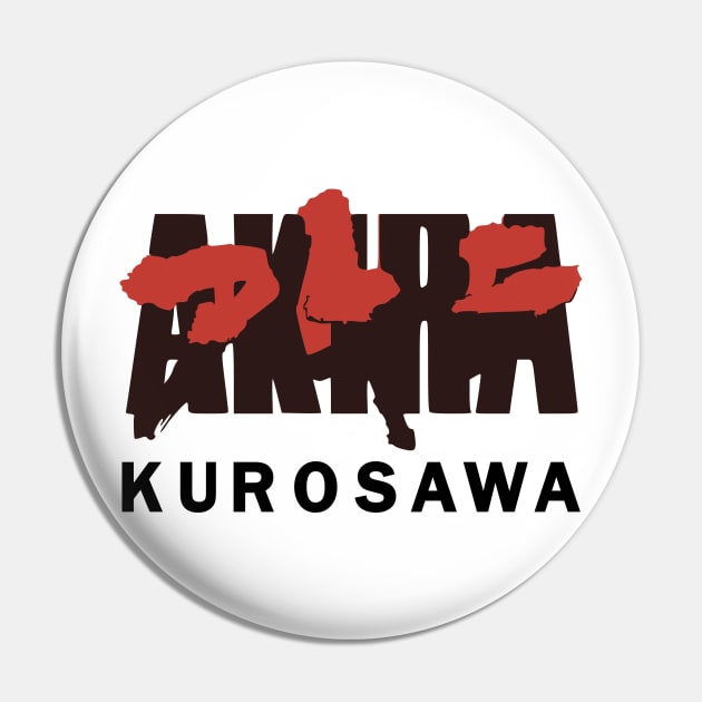 Akira Kurosawa Pin by Solenoid Apparel