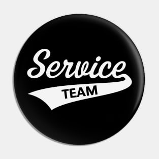 Service Team (Workwear / White) Pin