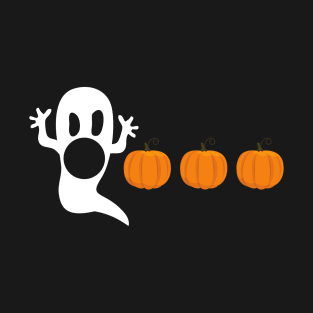 ghosts eating pumpkin T-Shirt