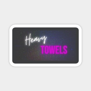 Space Towels Sticker Magnet