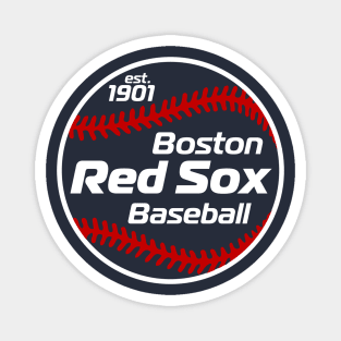 Red Sox 80s Retro Ball Magnet