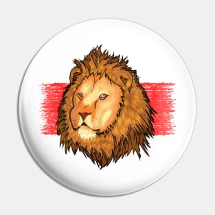 Lion Art -1 Pin