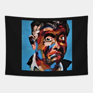 Bean Rowan Atkinson Pop Portrait 962 Tapestry