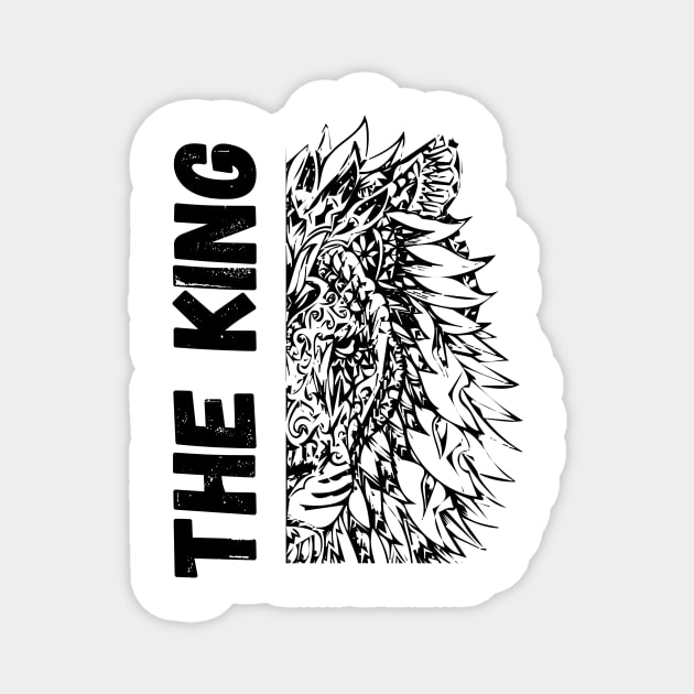 THE KING OF ANIMALS Magnet by TheChefOf