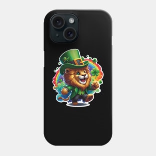 St. Patrick's Day - Leprechaun Lion Phone Case