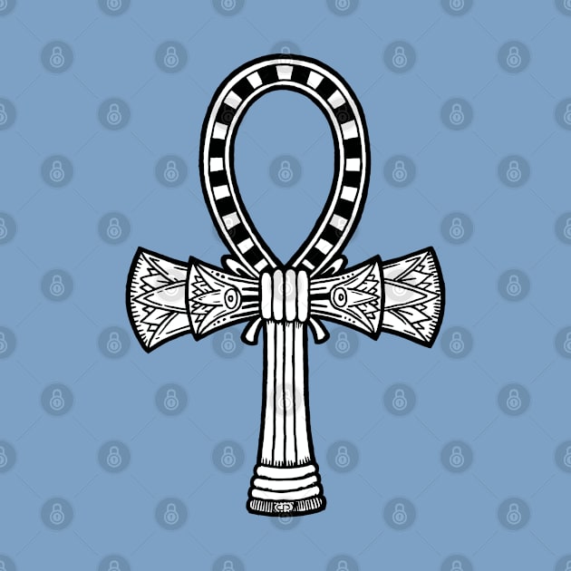 Egyptian Ankh by Art By Cleave